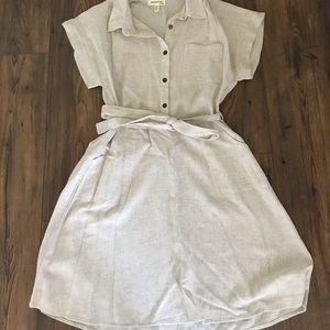 Linen Look Sun Dress